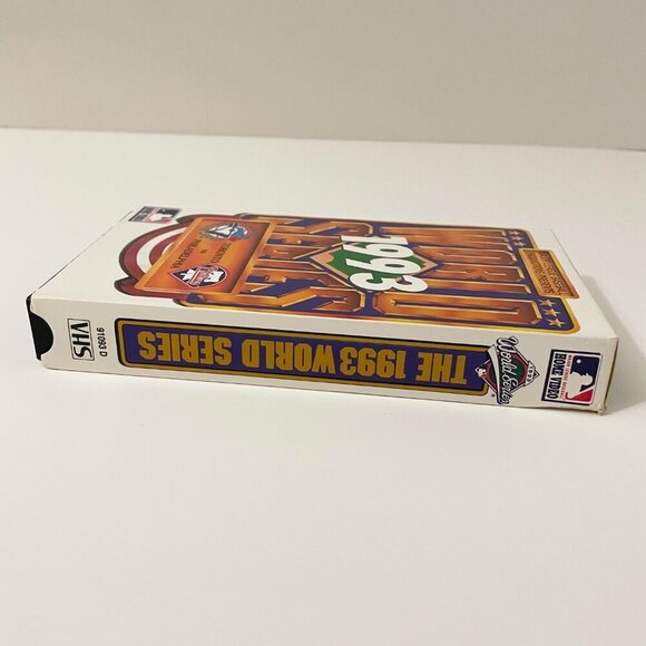 World Series 1993 Toronto Blue Jays Vs Philadelphia Phillies VHS Tape Baseball - Picture 10 of 16